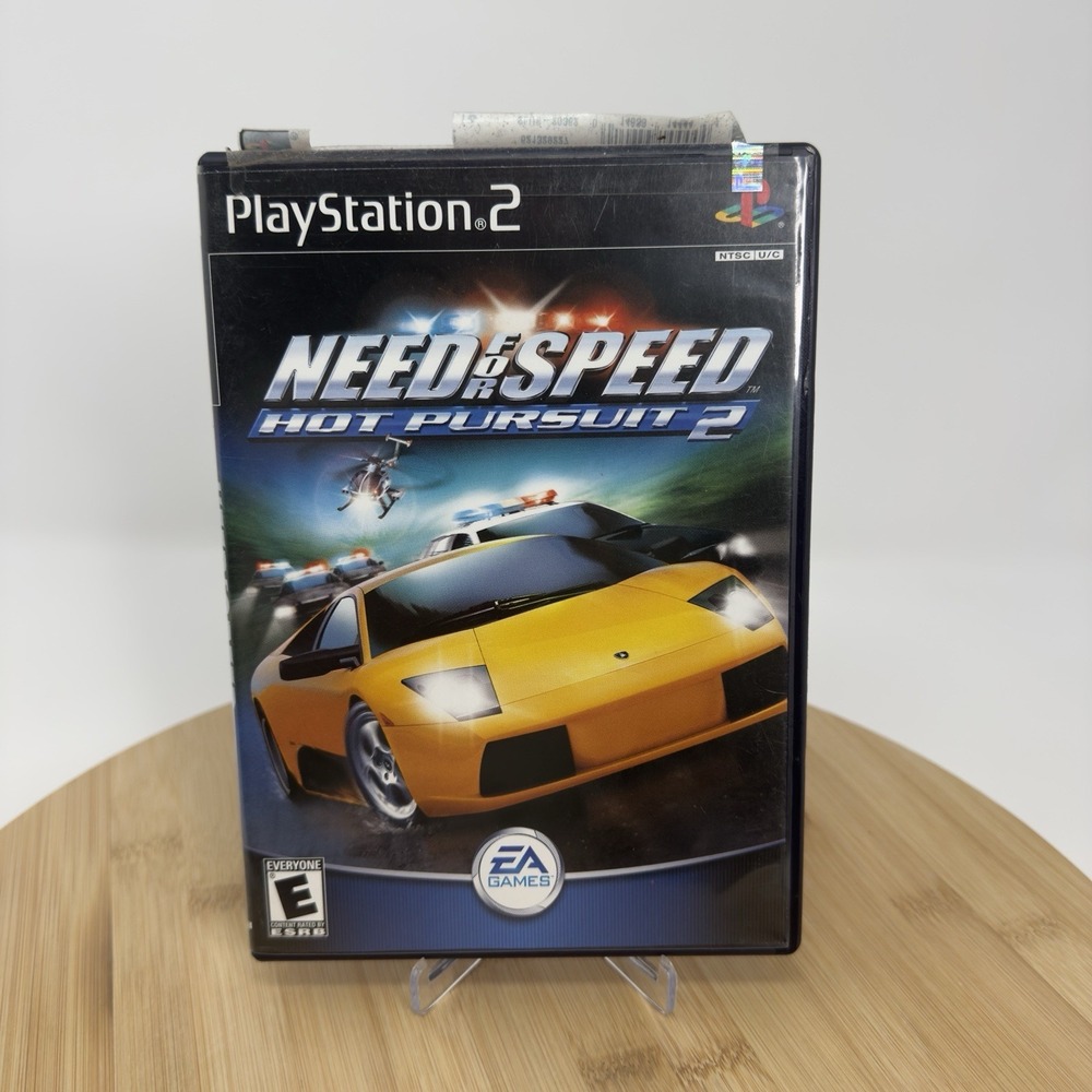 Need for Speed Hot Pursuit 2 PS2 Complete CIB EA Racing Games PlayStation 2
